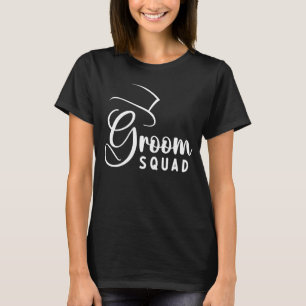 Brudgum Squad Sängkammare Party Bröllop Brudgummen T Shirt
