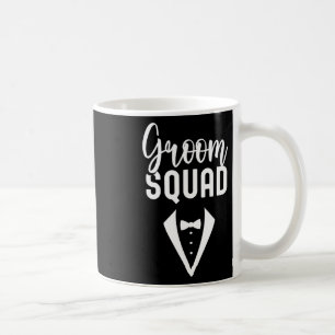 Brudgum Squad Sayings Party Bröllop Bachelor 1 Kaffemugg