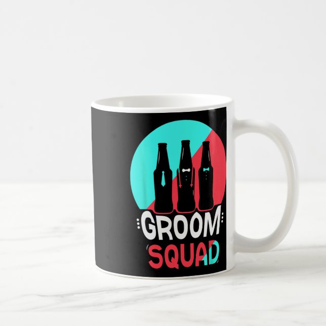 Brudgum Squad Sayings Party Bröllop Bachelor 2  Kaffemugg (Höger)