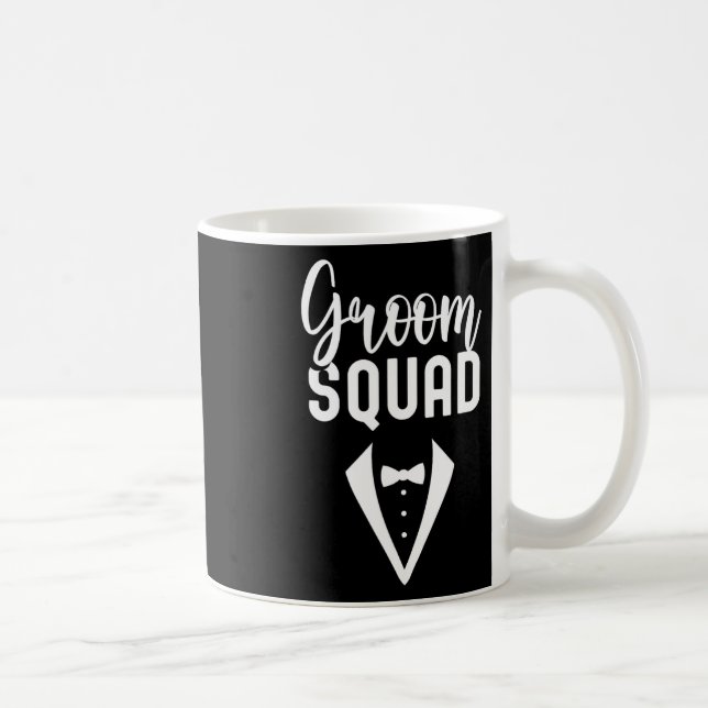 Brudgum Squad Sayings Party Bröllop Bachelor 3  Kaffemugg (Höger)