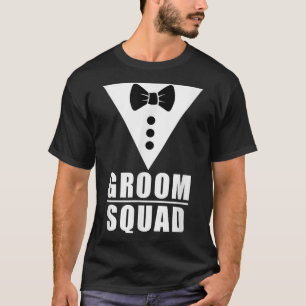 Brudgum Squad Slår Bachelorfest Bröllop Äktenskap T Shirt