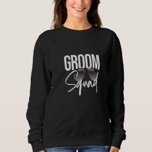 Brudgum Squad Solglasögon Bröllop Matchande Bachel T Shirt