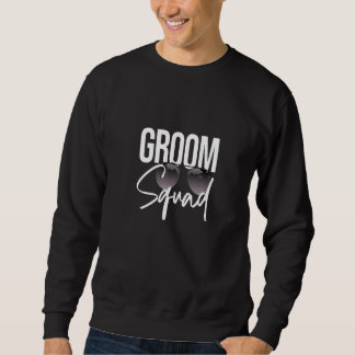 Brudgum Squad Solglasögon Bröllop Matchande Saktma Lång Ärmad Tröja