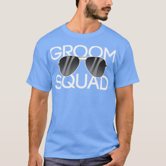 Brudgum Squad Solglasögon Bröllop Svärmannafest 2 T Shirt