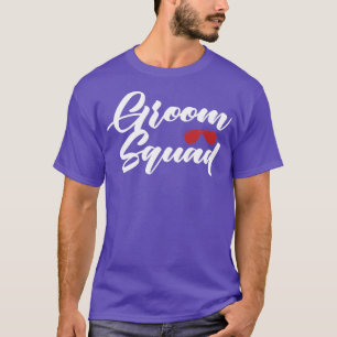 Brudgum Squad Solglasögon T Shirt