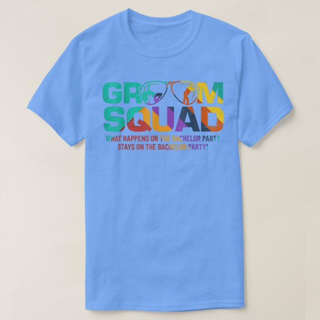Brudgum Squad T  Bucks Brudgum Brudtärnar Bachelor T Shirt (Design framsida)