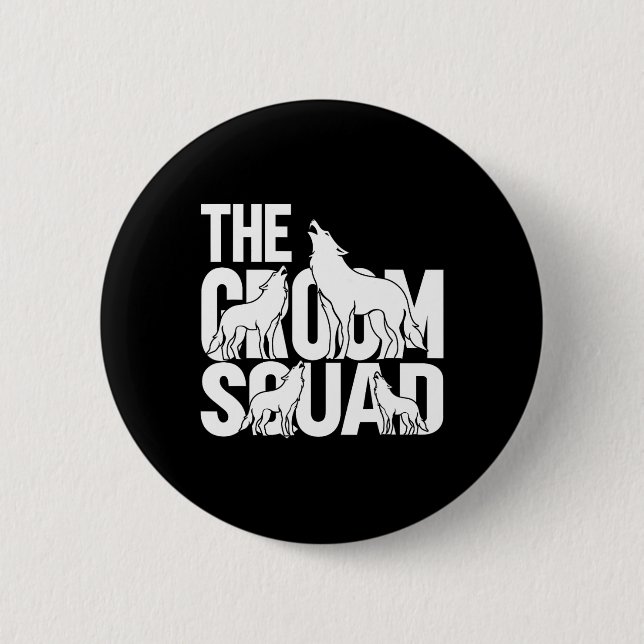 Brudgum Squad Wolfpack 1  Knapp (Framsida)