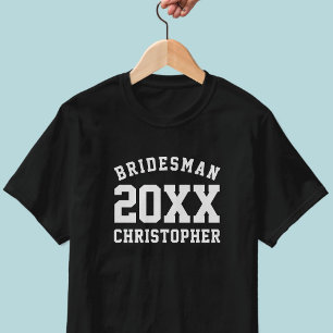Brudgum T-shirt för bröllopsåret Sportig bröllopsf