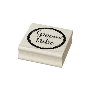 Brudgum Trib Hjärta Stämpel