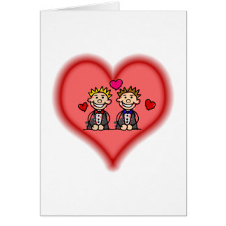 Brudgummar Hälsningskort