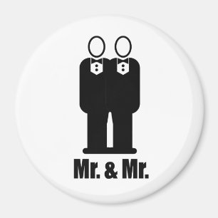 BRUDGUMMAR HERR OCH HERR - .PNG MAGNET