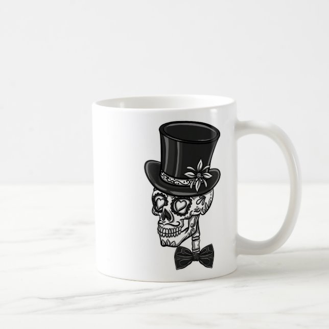 Brudgumme Socker Skalle Svärmannafest  Kaffemugg (Höger)