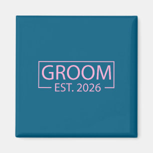 Brudgummen är 2026 gift bröllop engagemang som för magnet