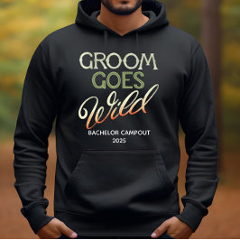 Brudgummen går bärsärkagång Sventruppsefterfest Hoodie