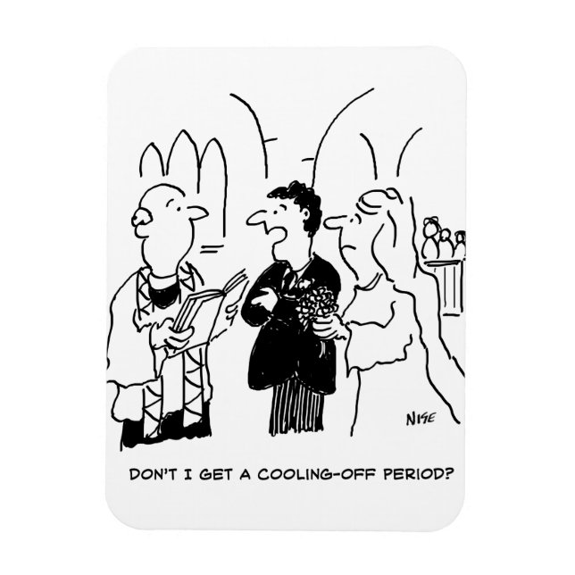 Brudgummen vill ha en avsvalningsperiod magnet (Vertikal)