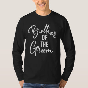 Brudgummens bror för bröllop och svensexa t shirt