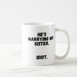 Brudgummens bror svensexa kläder kaffemugg