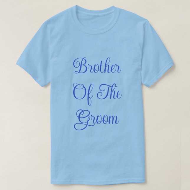 Brudgummens bror t shirt (Design framsida)