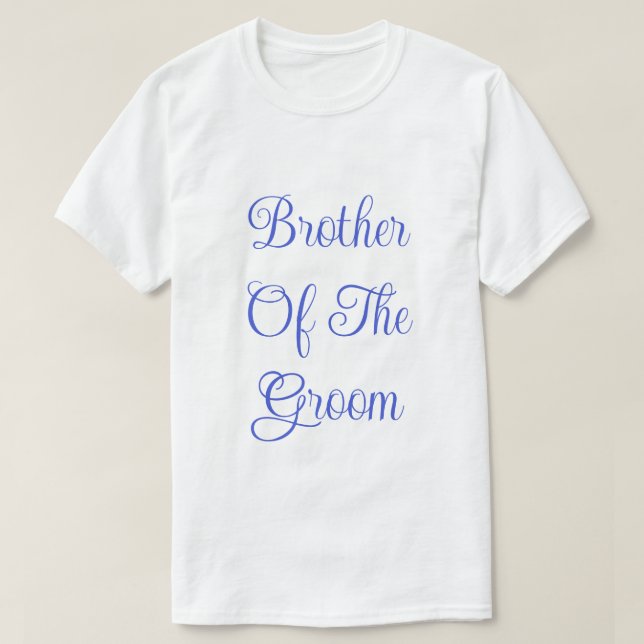 Brudgummens bror t shirt (Design framsida)