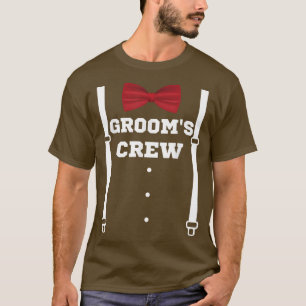 Brudgummens Crew Roliga Brudgummar Trupp Bachelorf T Shirt