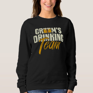 Brudgummens Drickande Lag Svinfest Bröllop T Shirt