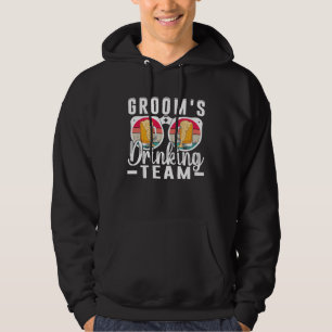Brudgummens Drickande Team Bröllop Svärmansfest Sä Hoodie