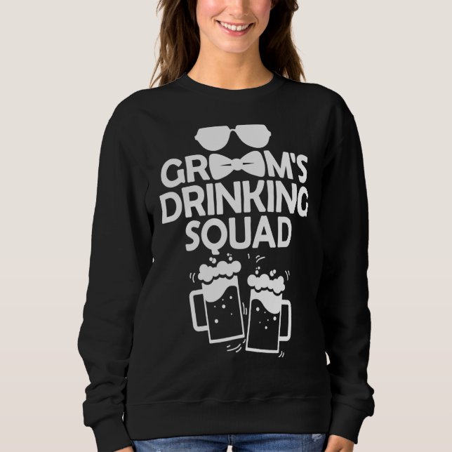 Brudgummens Drickarkompisars Sängkammarparty Match T Shirt (Framsida)