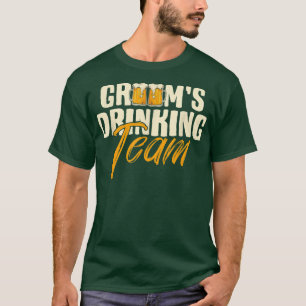 Brudgummens Dricksteam Svinfest Bröllop G T Shirt