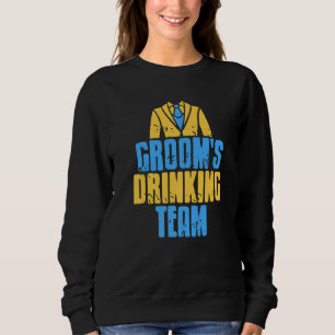 Brudgummens dryckeslag Retro rolig svensexa presen T Shirt