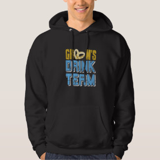Brudgummens Dryckeslag Retro Vintage Svärmansfest  Hoodie