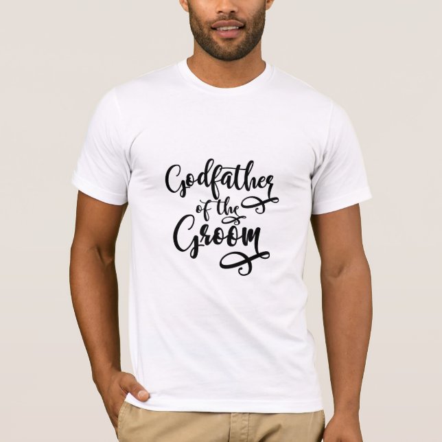 Brudgummens fadder t shirt (Framsida)