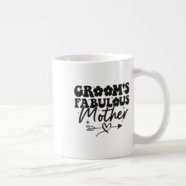 Brudgummens fantastiska mamma Groovy mamma till br Kaffemugg (Höger)