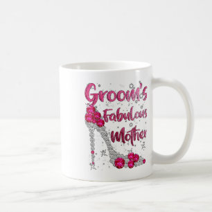 Brudgummens fantastiska mamma lycklig bröllop gift kaffemugg