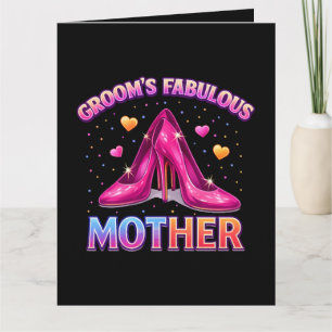 Brudgummens fantastiska mamma Mamma till brudgumme Tack Kort