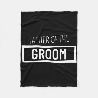 Brudgummens Far Bröllopsfest Sängvätning Fleecefilt
