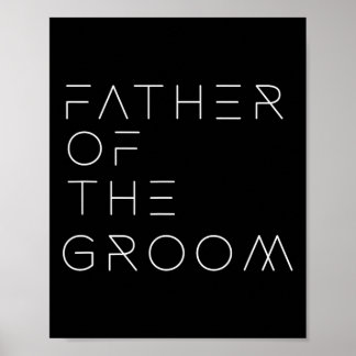 Brudgummens Far Pappa Sjungkarl Party För Män Bröl Poster