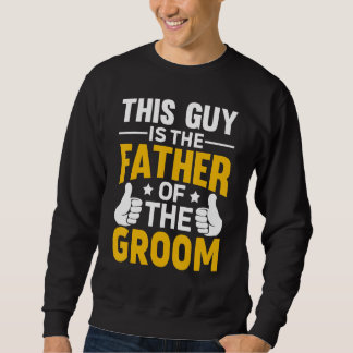 Brudgummens Far Sjunglastmöhippa Bröllop För Män Lång Ärmad Tröja