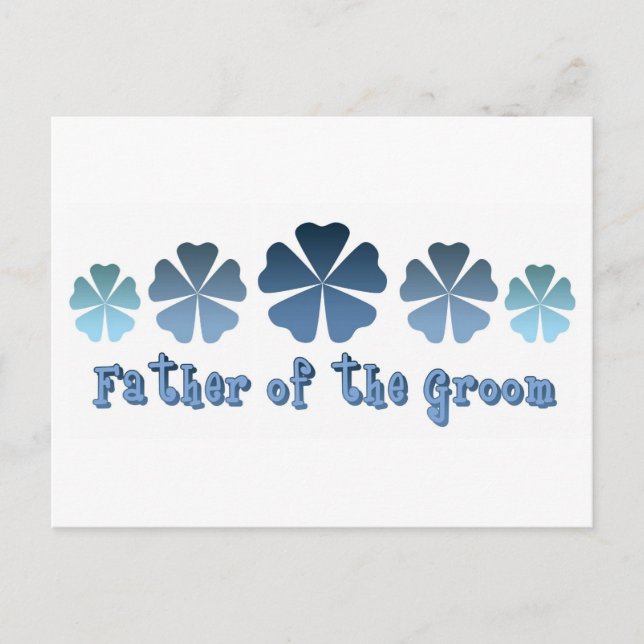 Brudgummens far vykort (Framsida)