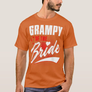 Brudgummens farfar bröllopsparty matchande brudpar t shirt
