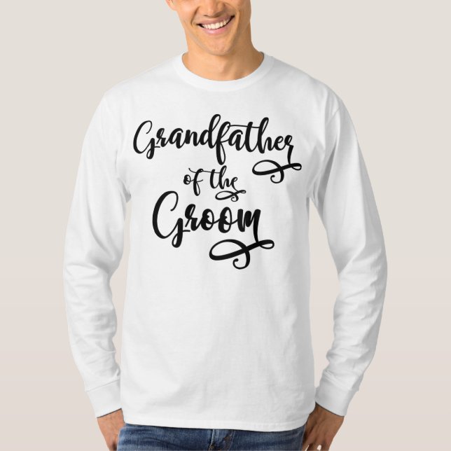 Brudgummens farfar t shirt (Framsida)