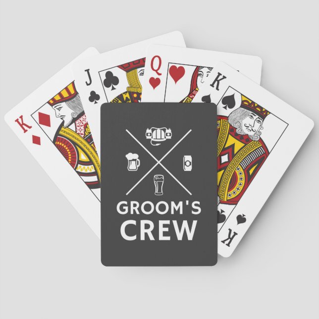 Brudgummens gäng Brudtjänare Möhippa  Casinokort (Baksidan)
