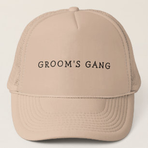 BRUDGUMMENS GANG SÄLLSKAPSHAT TUCKEHATT KEPS