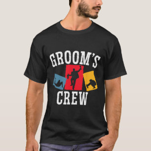 Brudgummens gäng Svältårsfest Sängvätning Bakelsef T Shirt