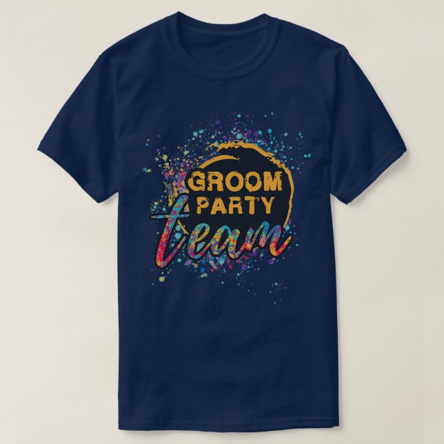 Brudgummens lag t shirt (Design framsida)