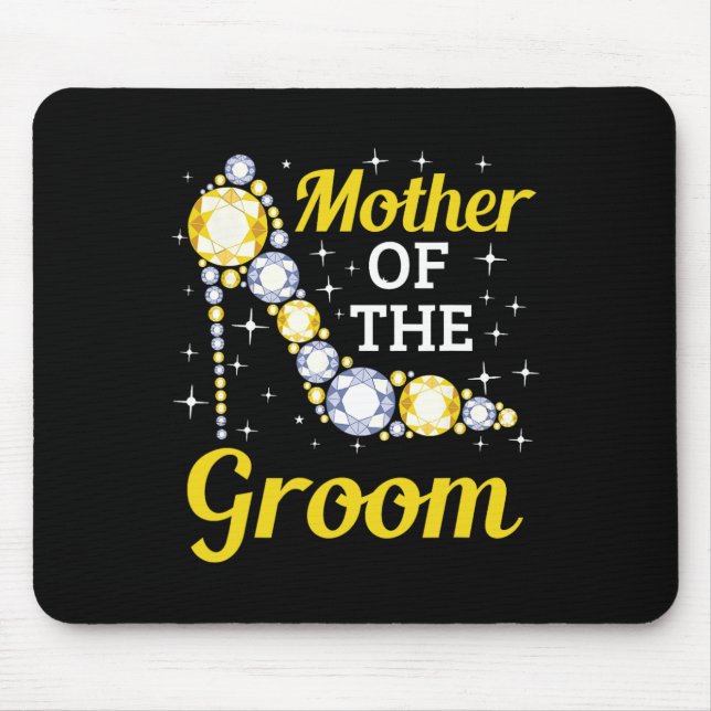 Brudgummens mamma bröllop brud shower mor till bru musmatta (Framsidan)