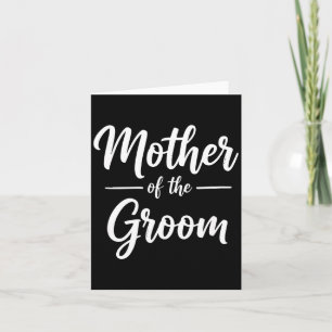 Brudgummens mamma Bröllop Mamma Roligt Minne Kort