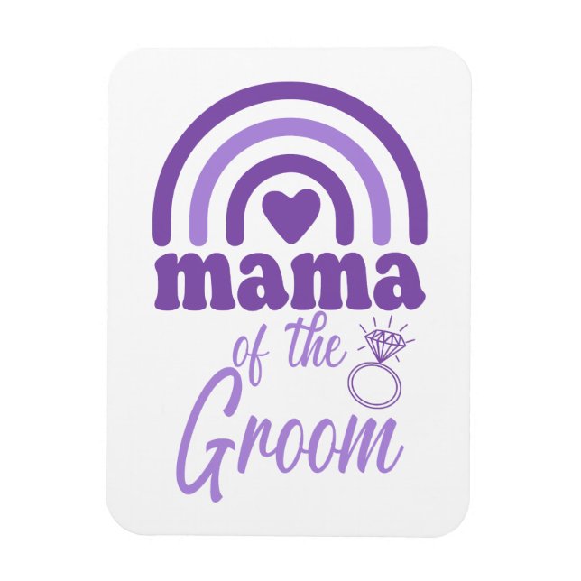 Brudgummens mamma magnet (Vertikal)