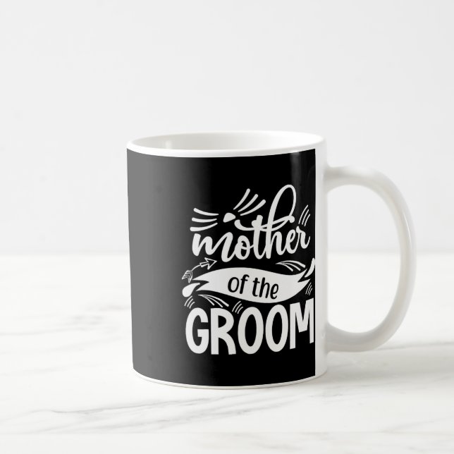Brudgummens Mamma Matchande Fest T-shirts Söt Bröl Kaffemugg (Höger)