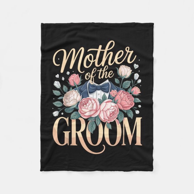 Brudgummens mamma mor morsa  fleecefilt (Framsidan)