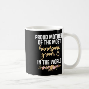 Brudgummens mamma snyggaste mors dag bröllop kaffemugg